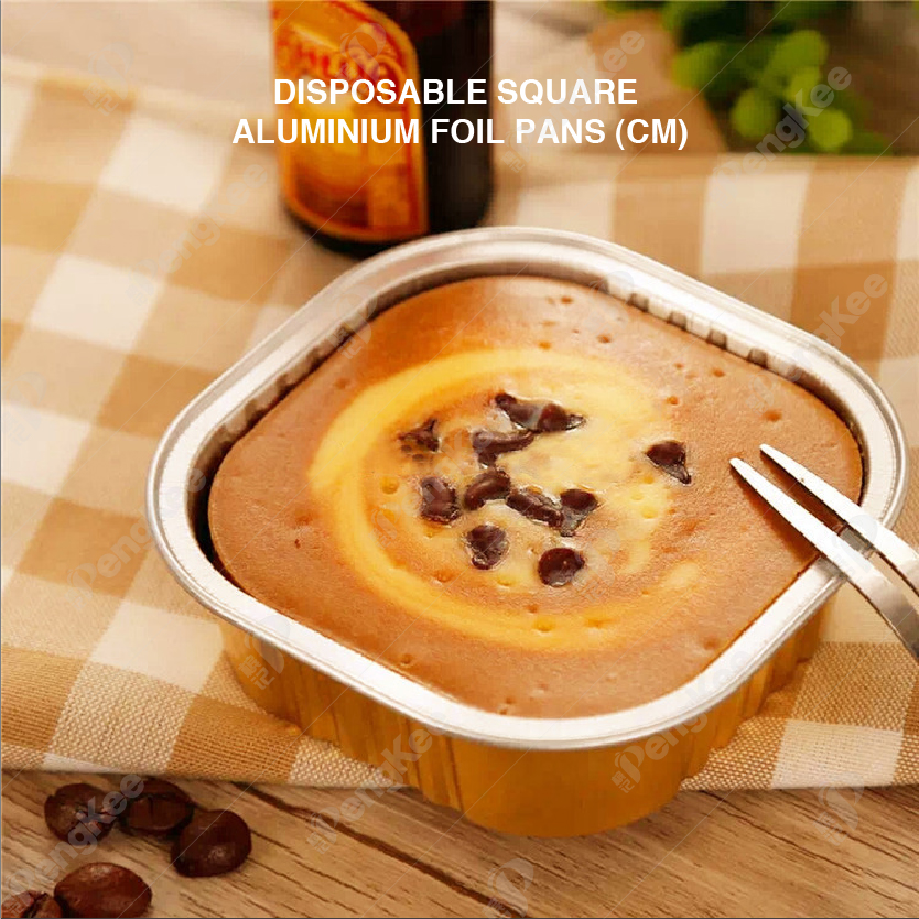 Z300 DISPOSABLE SQUARE ALUMINIUM FOIL PANS 300ML