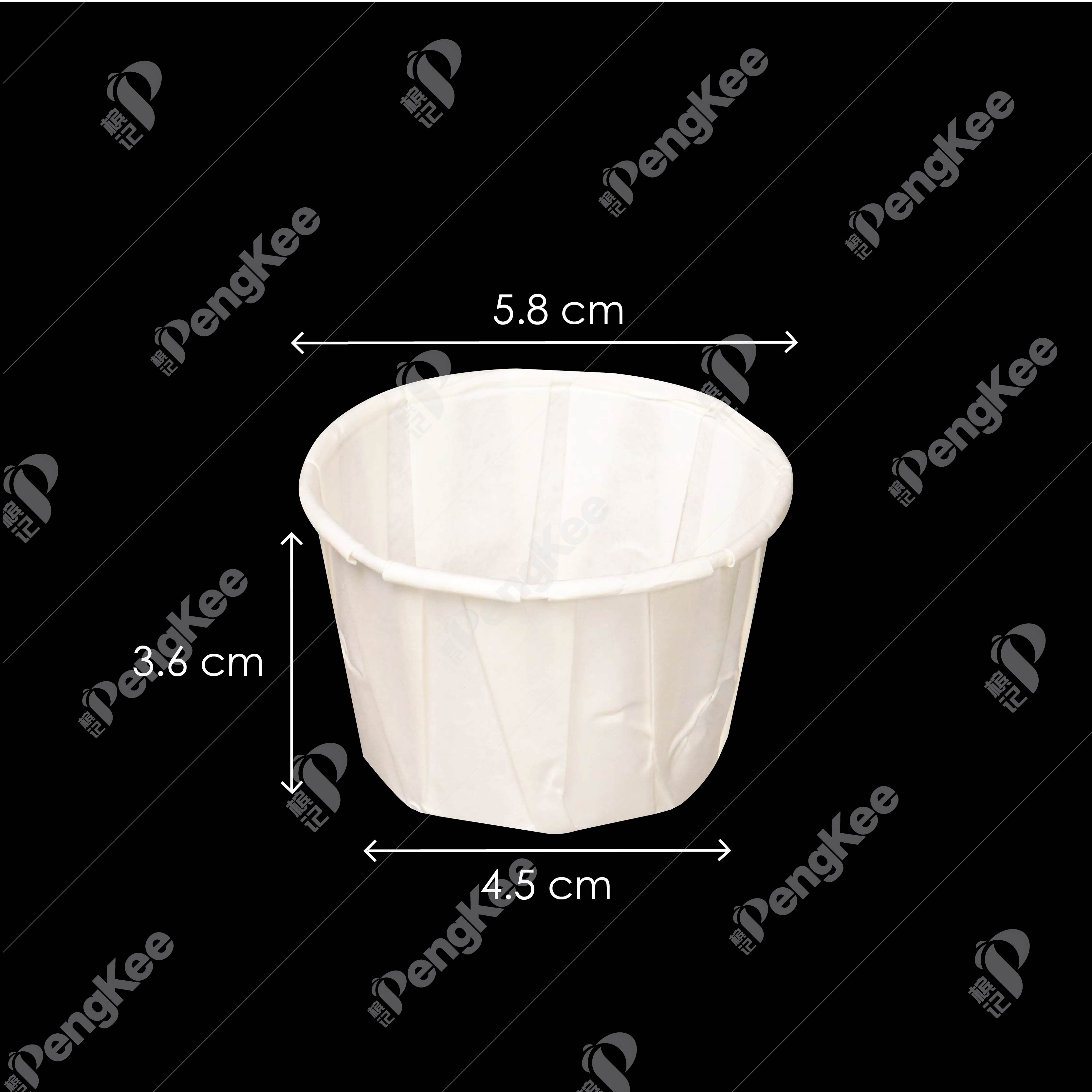 PAPER PORTION CUPS F250 (2-1/2oz) (250'S)
