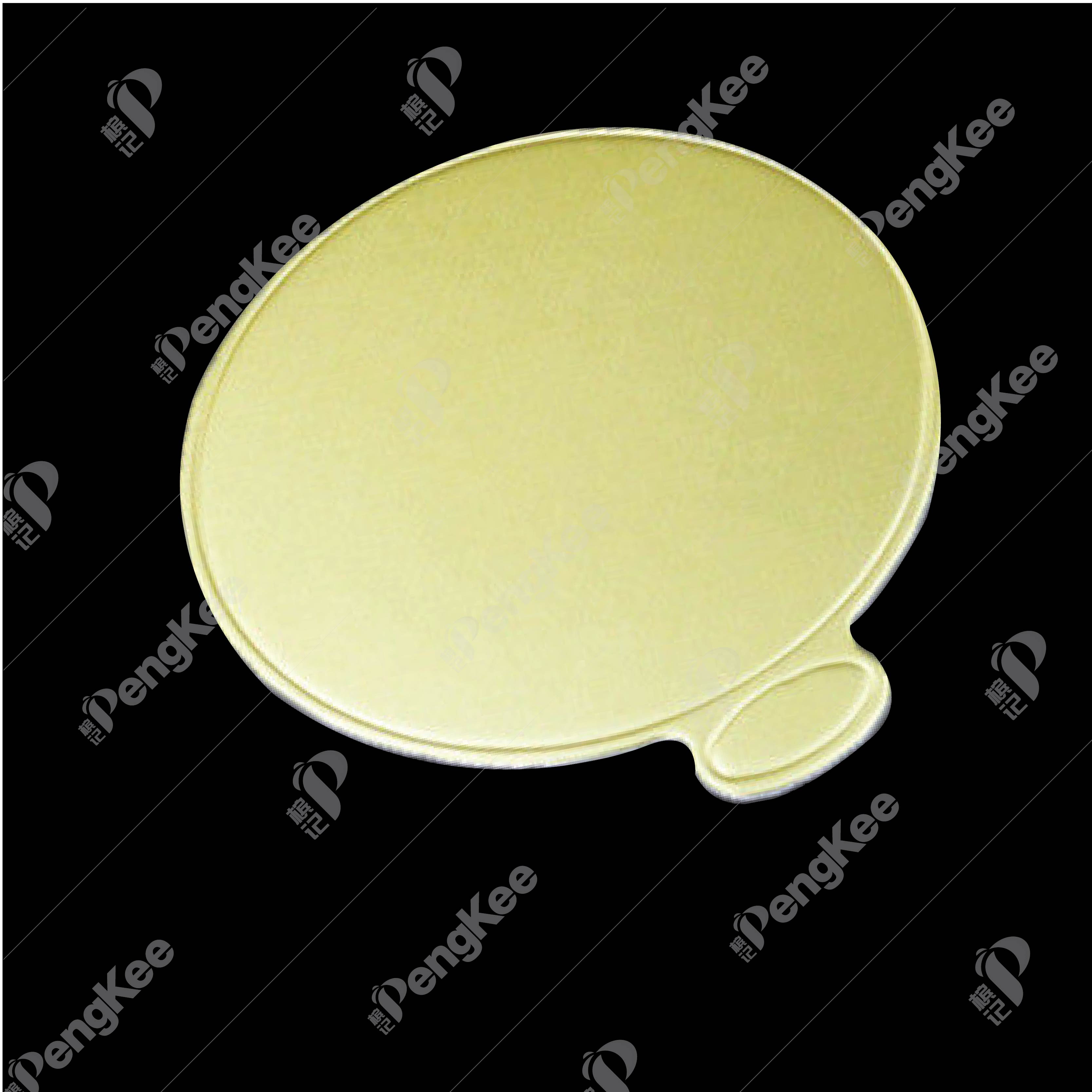 MOUSSE CAKE BOARD (ROUND-9CM) (GOLD) (100'S)