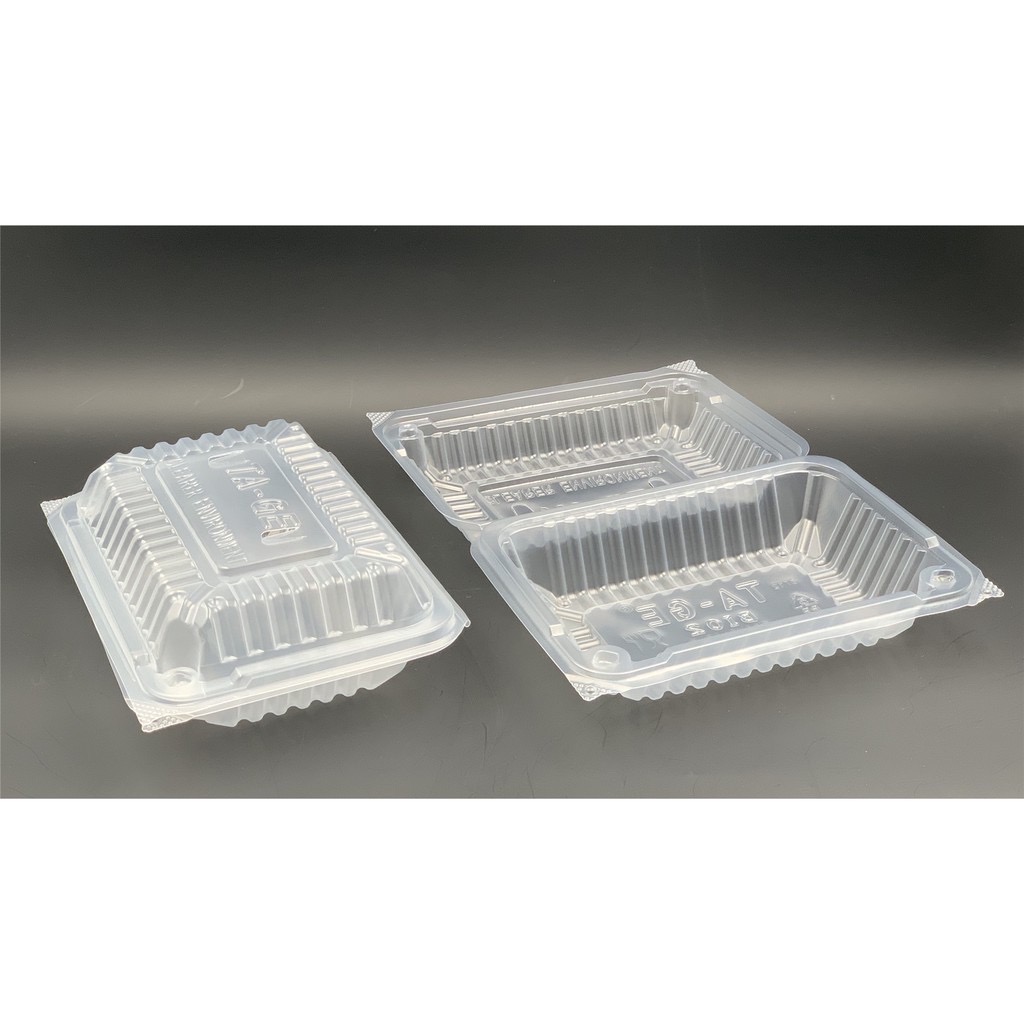TAGE 2 PP PLASTIC LUNCH BOX (+-100'S) (PACK BY BAG) (6PKT/CTN)