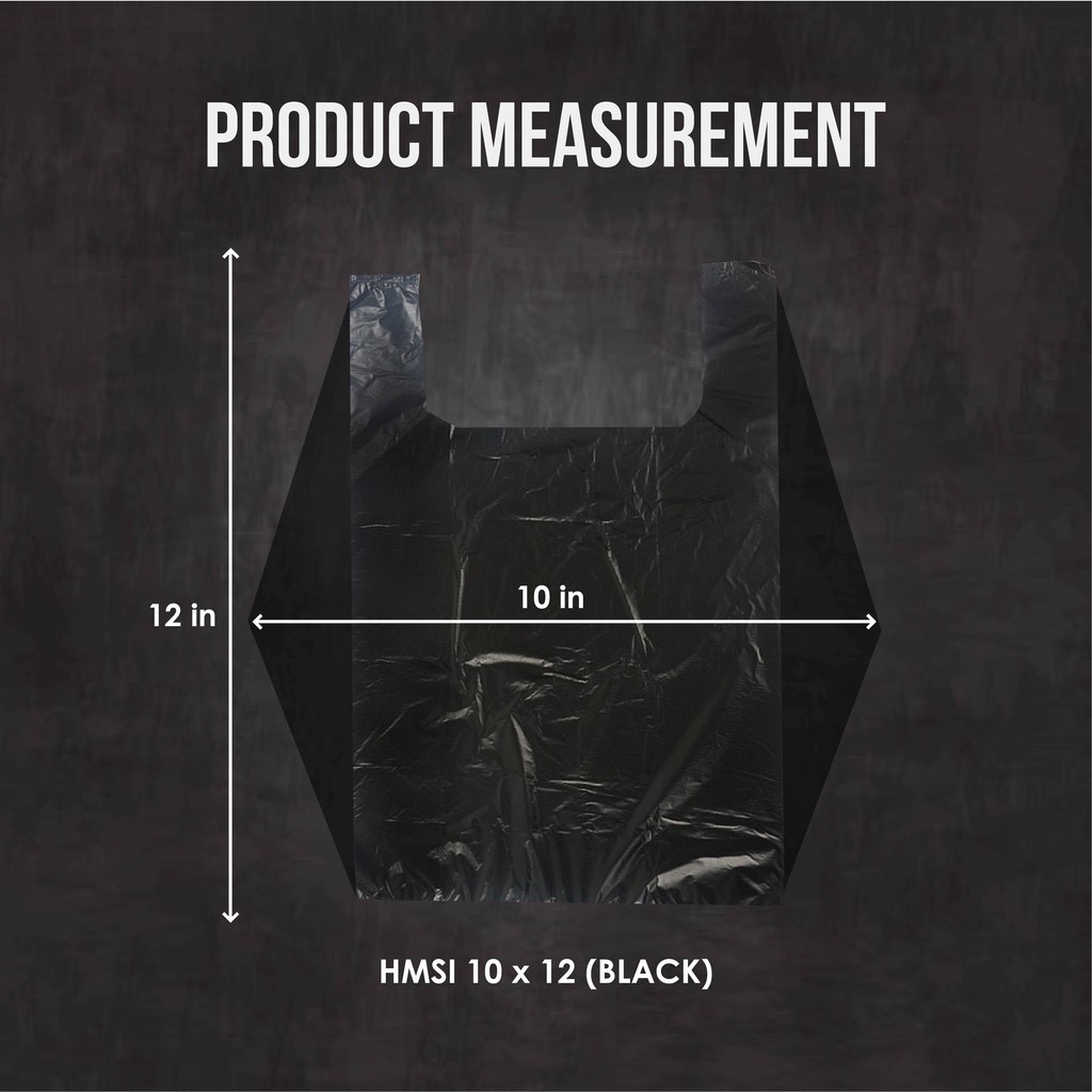 PLASTIC BAG - HMSI  (BLACK) 