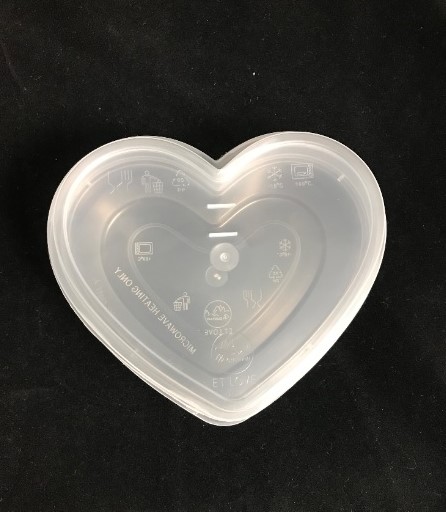 PLASTIC CONTAINER ET LOVE SHAPE (50'S)