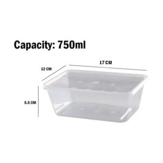 PLASTIC CONTAINER T750 (50'S)