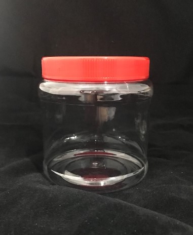TP102 PLASTIC JAR C/W SCREW CAP (RED) (1PC)