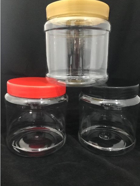 TP102 PLASTIC JAR C/W SCREW CAP (RED) (1PC)