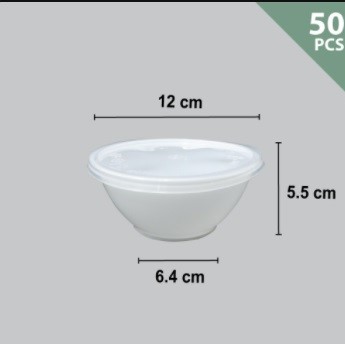 PLASTIC CONTAINER MS12 (ROUND) (+-50'S X 10PKT)